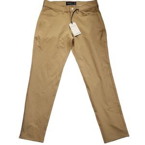 New Abercrombie & Fitch Men's Traveler Khaki Skinny Taper Stretch Pants - Size 2
